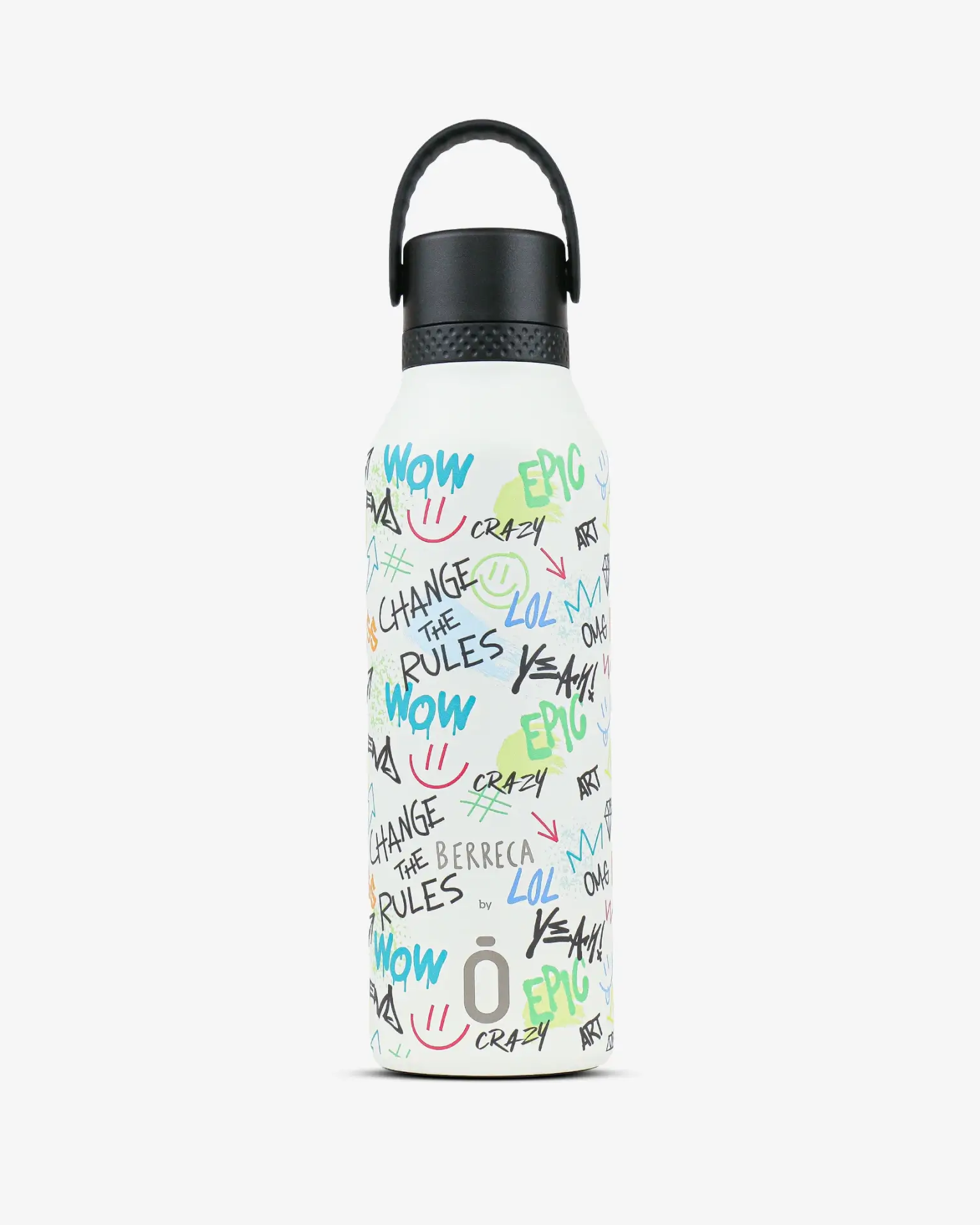 Botella termo de acero con recubrimiento cerámico RUNBOTT Mii 600 ml Berreca Graffiti
