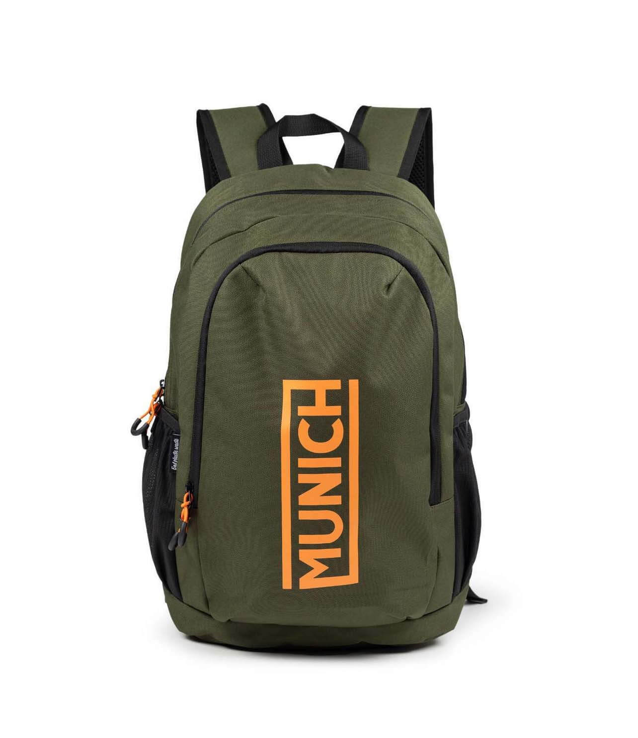 Mochila deportiva doble compartimento MUNICH Slim Kaki
