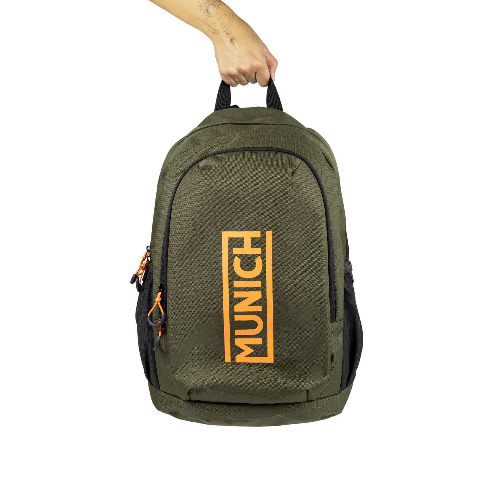Mochila deportiva doble compartimento MUNICH Slim Kaki - Imagen 4