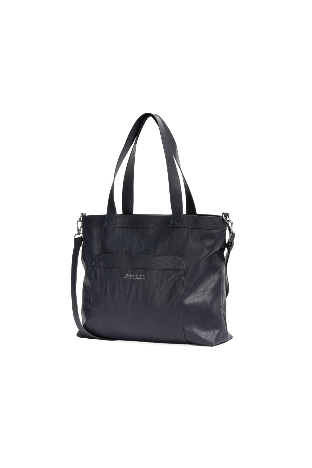 Bolso Shopper de hombro y bandolera SLANG EVERY DAY AW EDA1 negro - Imagen 2