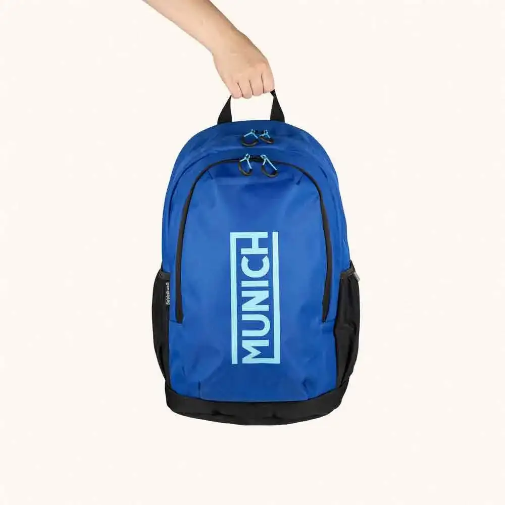 Mochila deportiva doble compartimento MUNICH Slim Azul - Imagen 5