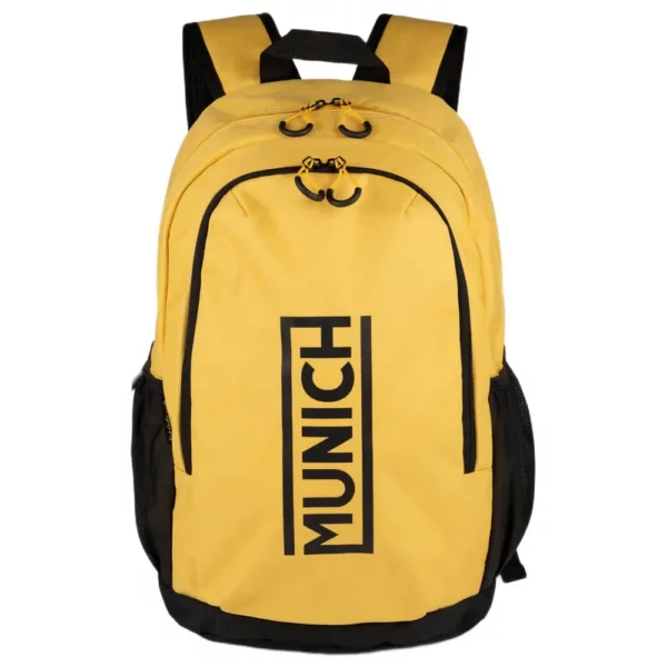 Mochila deportiva doble compartimento MUNICH Slim Amarillo