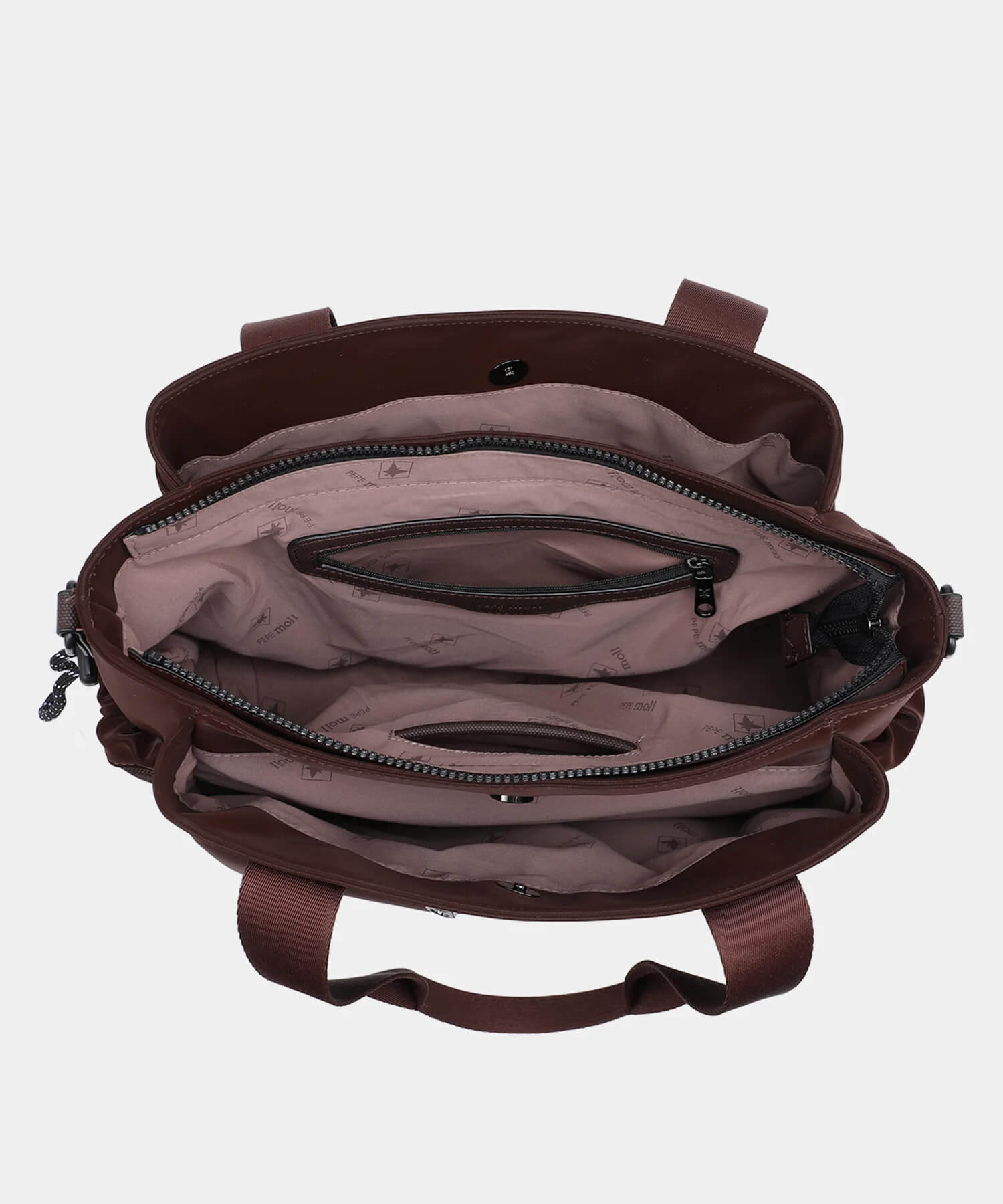 Bolso de hombro y bandolera PEPE MOLL Dora Brown - Imagen 2