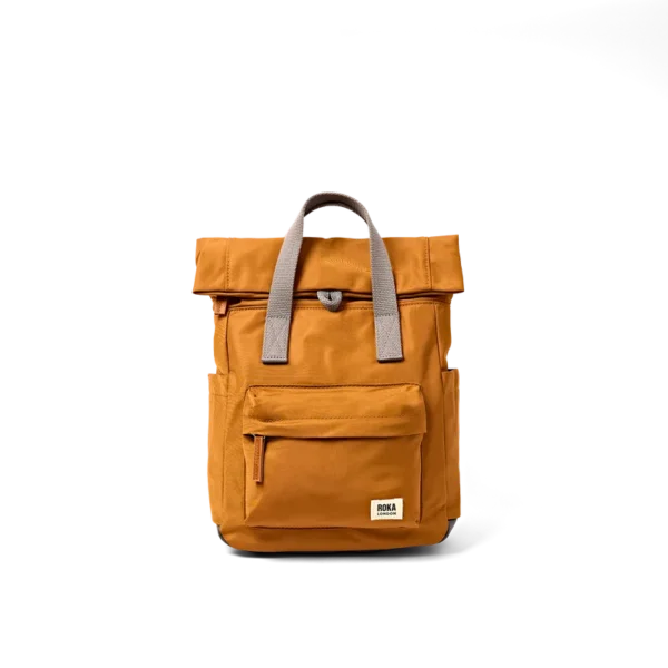 Mochila sostenible ROKA LONDON Canfield B Small Biscuit